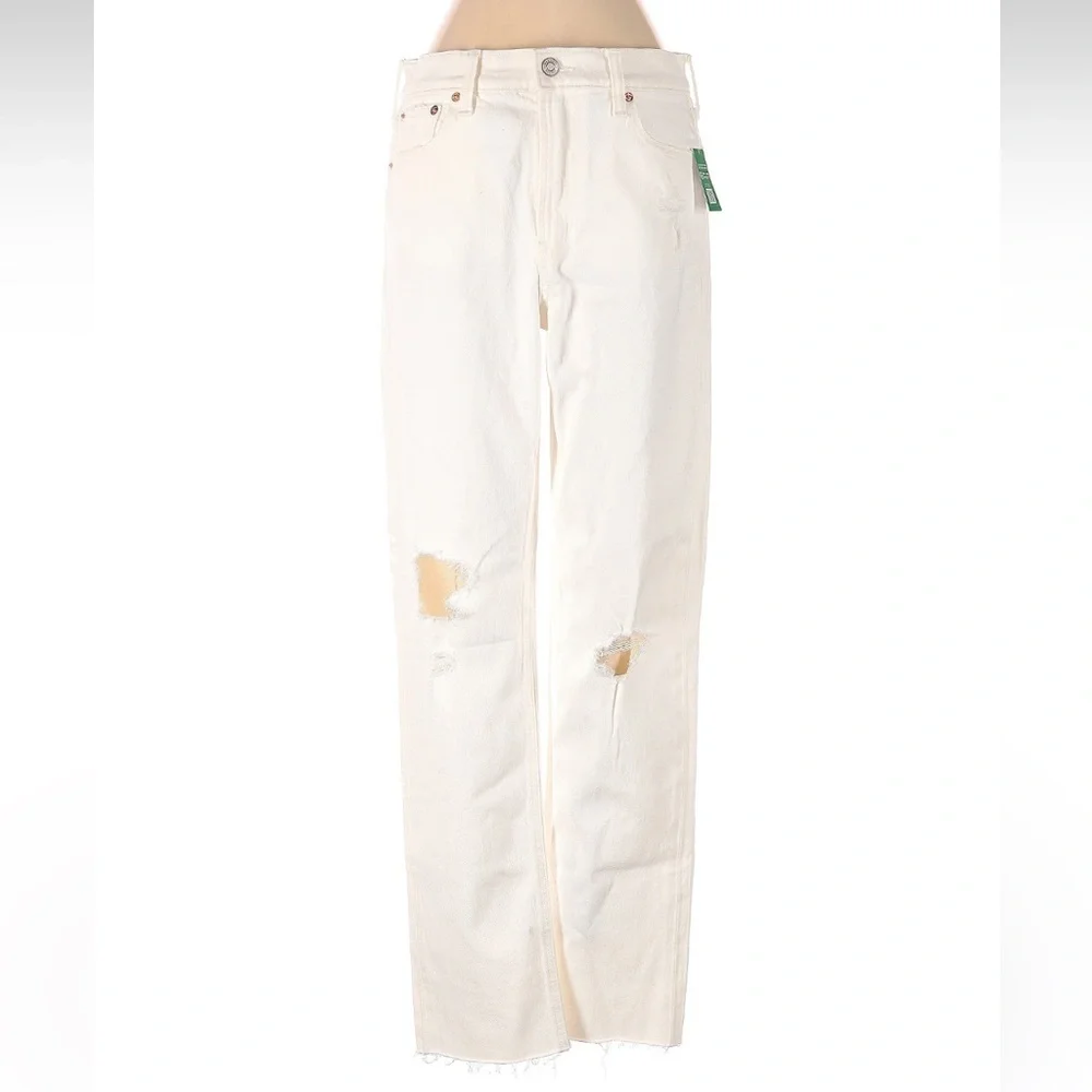 NWT Gap Women’s Cheeky Straight High Rise Jeans size 27/4L - Picture 1 of 5